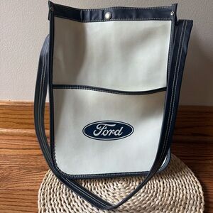 Ford Blue and White Shoulder Bag